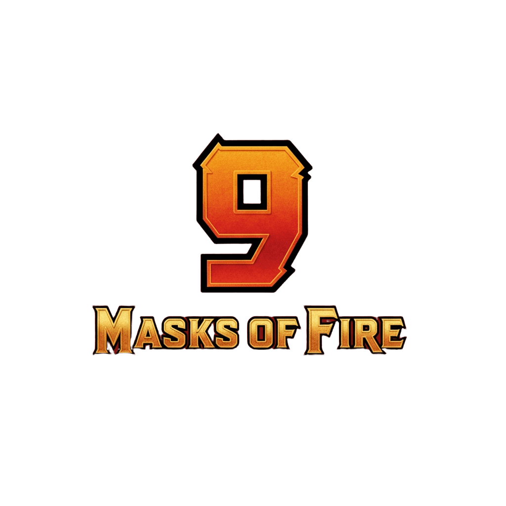 9 masks of fire logo